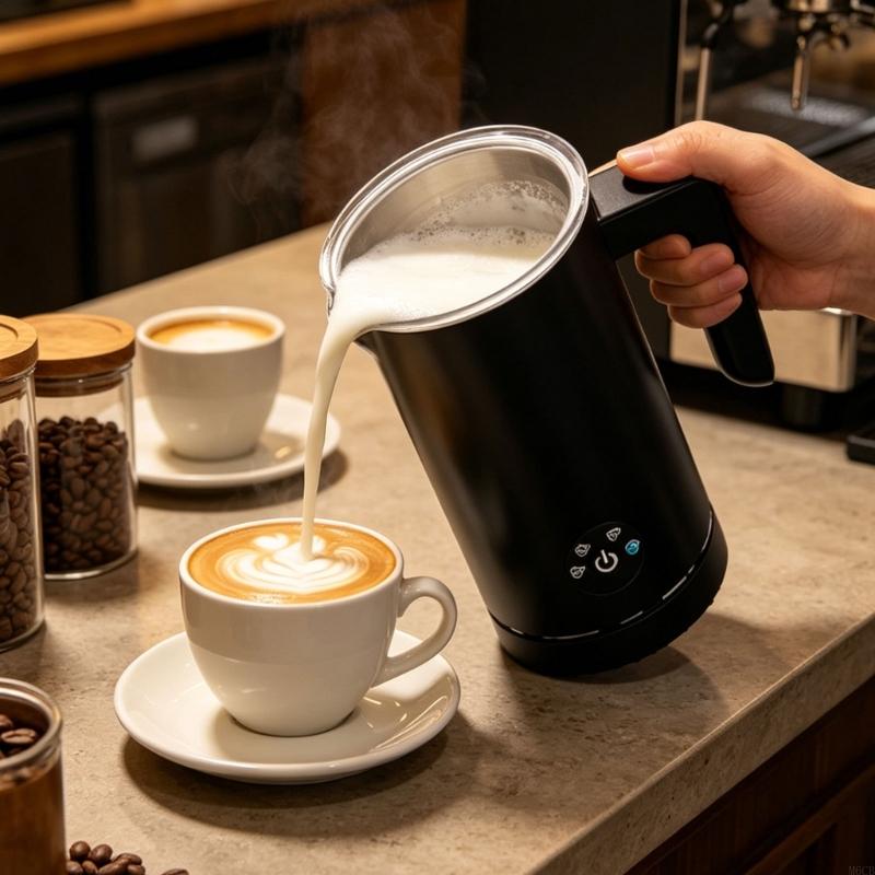 Milk Frother Automatic - M6CB Taşınabilir Elektrikli Süt Köpürtücü Köpük