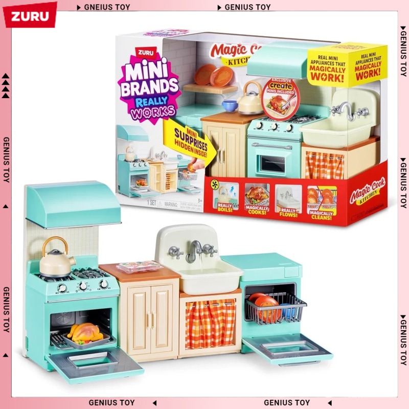 Kitchen Appliances Cooking - Zuru Mini Markalar Sihirli Aşçı Mutfak
