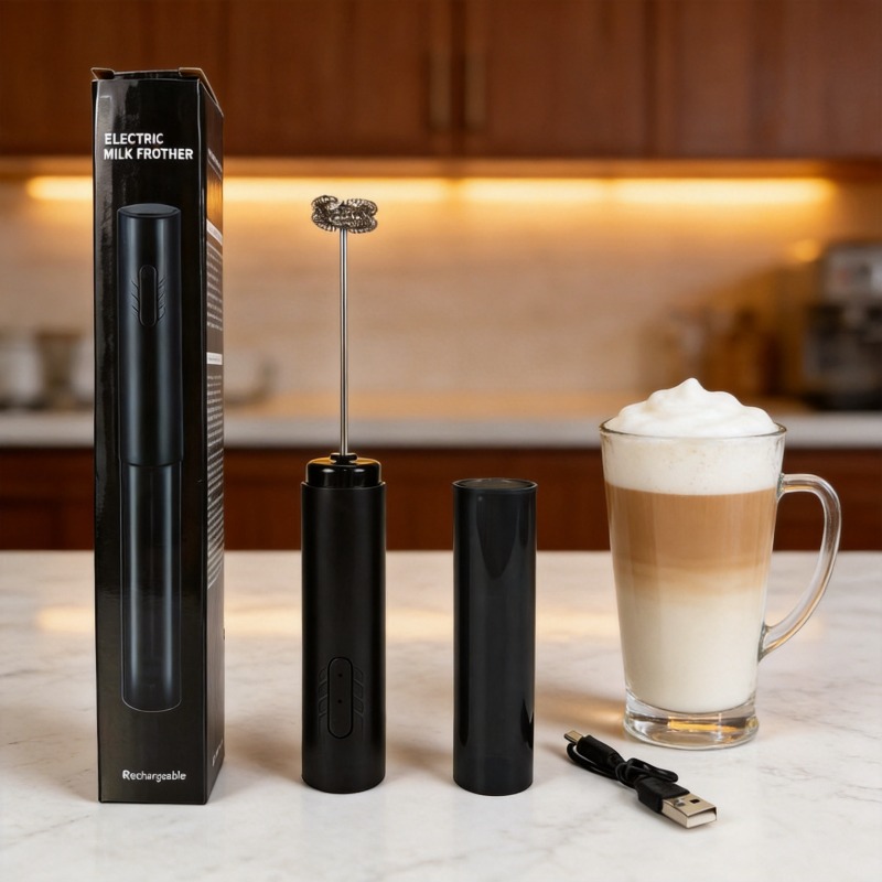 Milk Frother Automatic - Elektrikli Süt Köpürtücü Taşınabilir Yumurta Çırpıcı