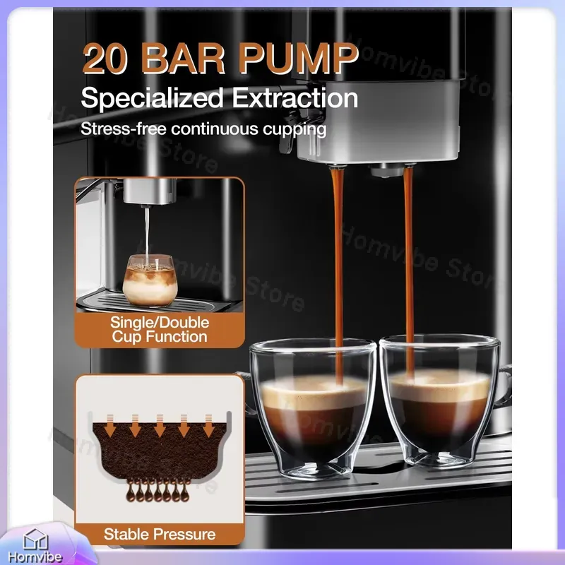 20 Bar Tam Otomatik Espresso M - Milk Frother Automatic incelemesi ve fiyatı